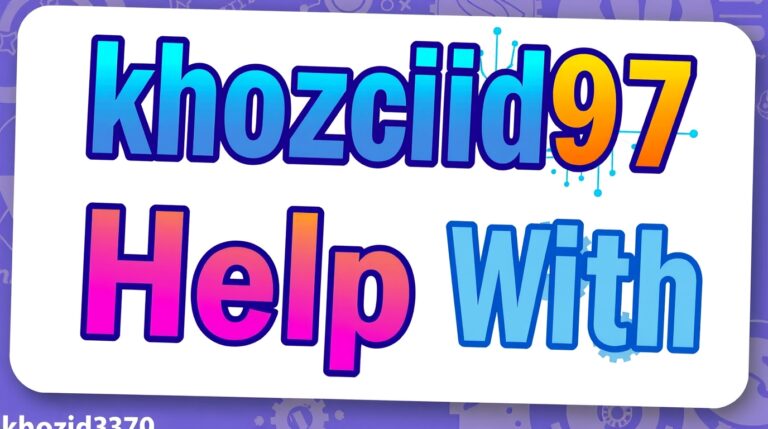what khozicid97 help with